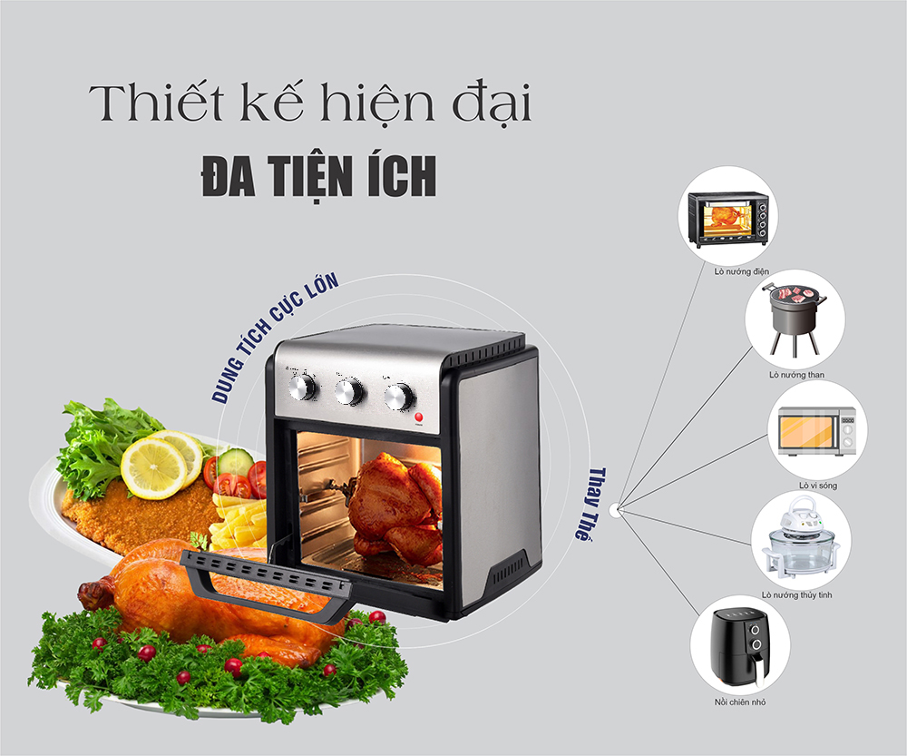 Nồi chiên không dầu Kidosu KD-A16