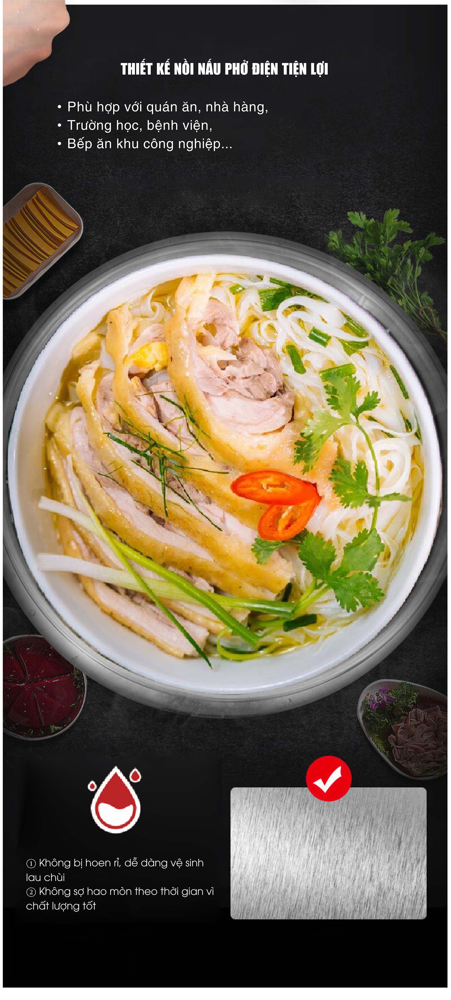 Nồi nấu phở 100 lít