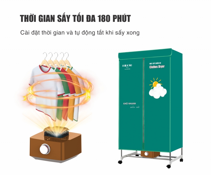 Tủ Sấy Quần Áo Kidosu KD-CD26