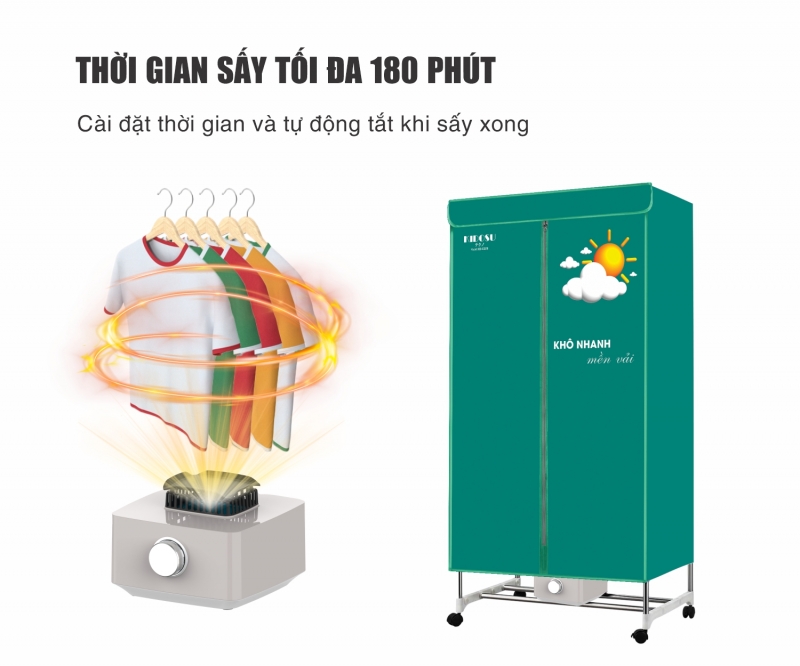 Tủ Sấy Quần Áo Kidosu KD-CD28