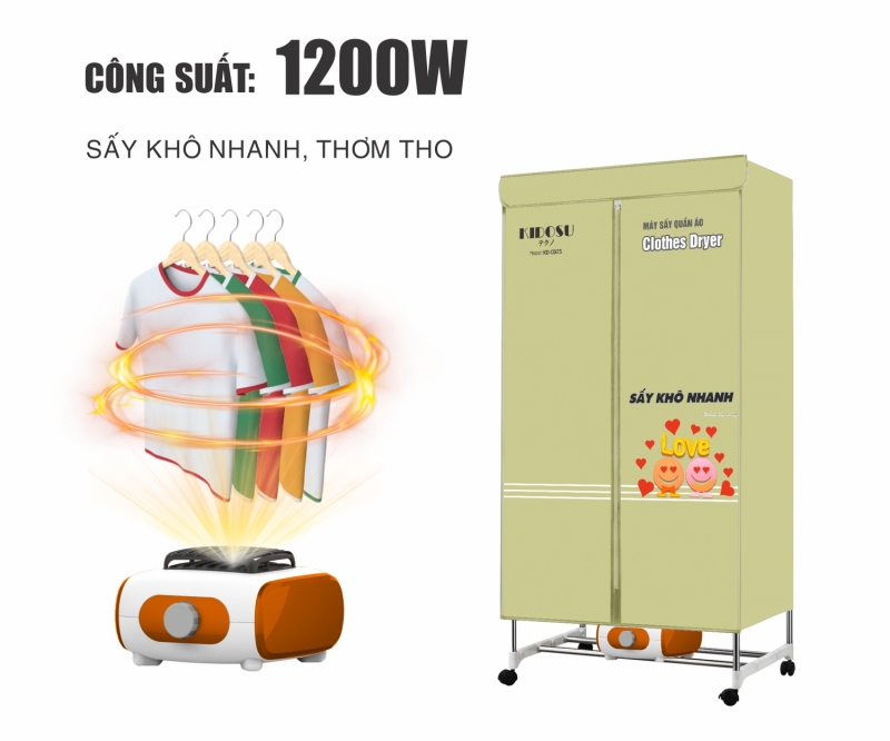 Tủ Sấy Quần Áo Kidosu KD-CD25