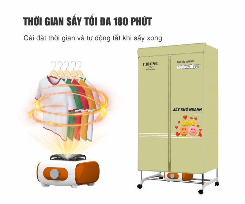 Tủ Sấy Quần Áo Kidosu KD-CD25