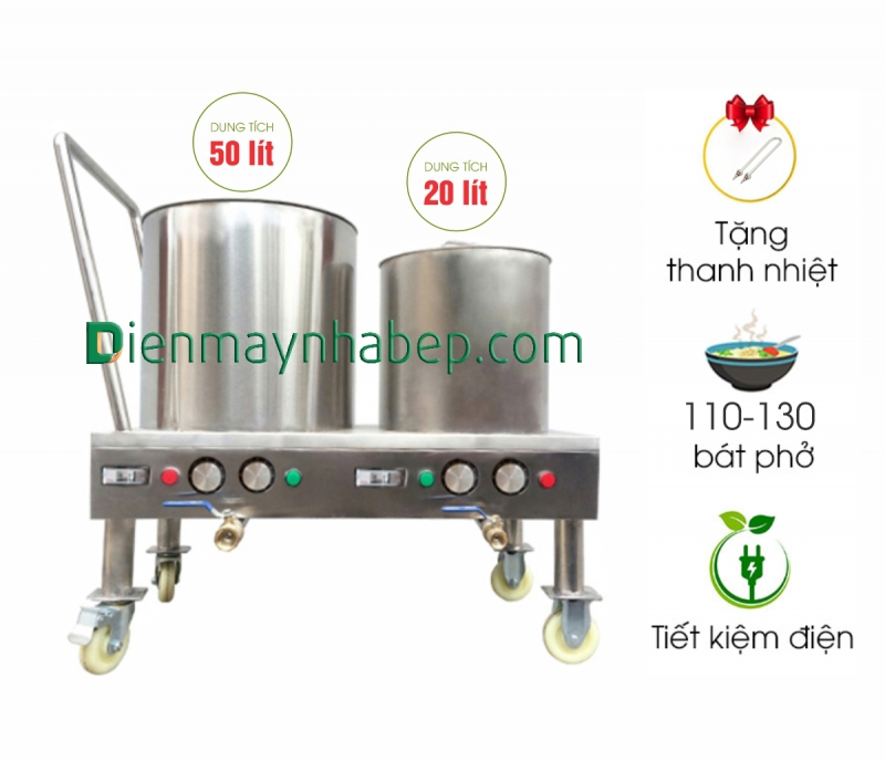 Bộ nồi phở điện 20L - 50L