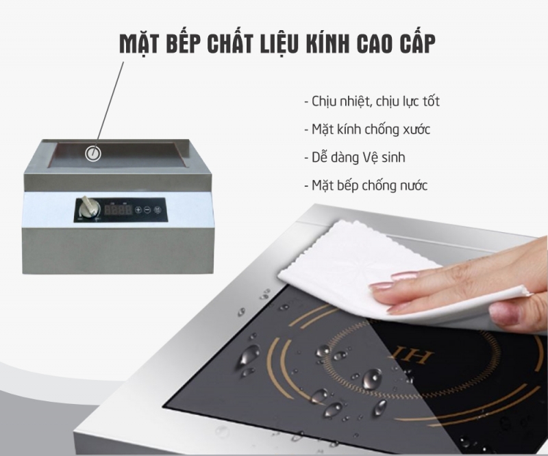 Bếp Từ Công Nghiệp 3,5Kw Mặt Phẳng