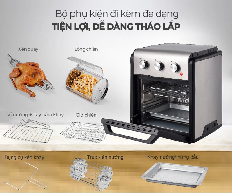 Nồi Chiên Không Dầu Kidosu KD-A16