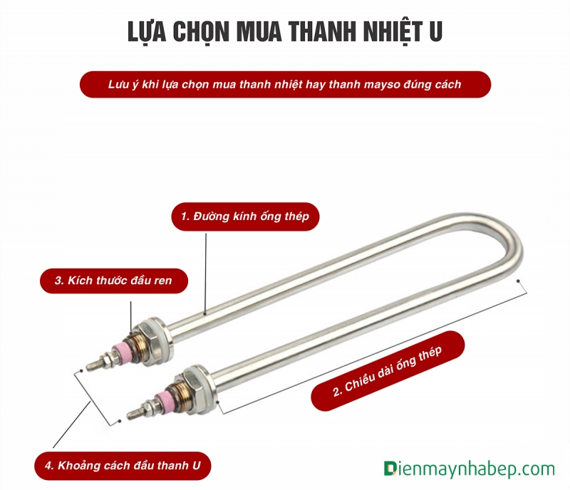 Thanh Điện Trở 3Kw Nồi Đun điện