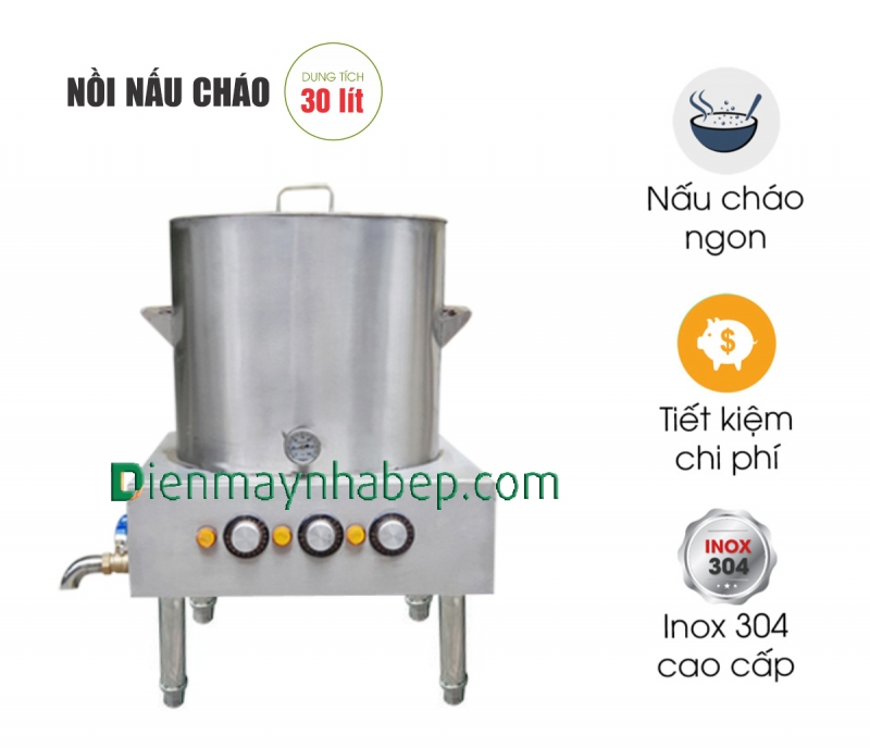 Nồi nấu cháo điện 30L