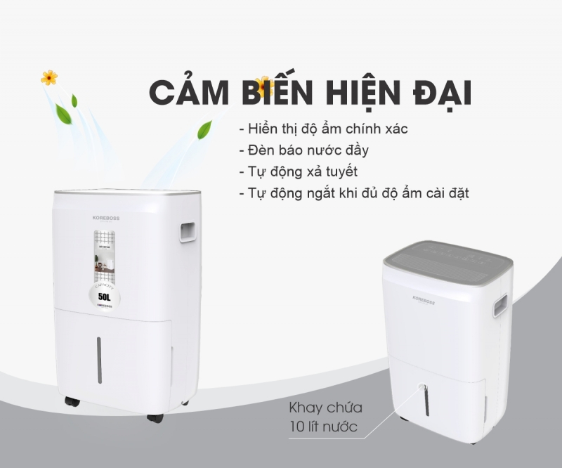 Máy hút ẩm 50 lít Koreboss KR-R50L