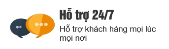 Hỗ trợ khách hàng 24/7